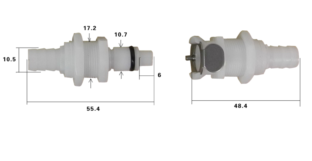 Water valves CPC valves for hair removal machine or beauty devices